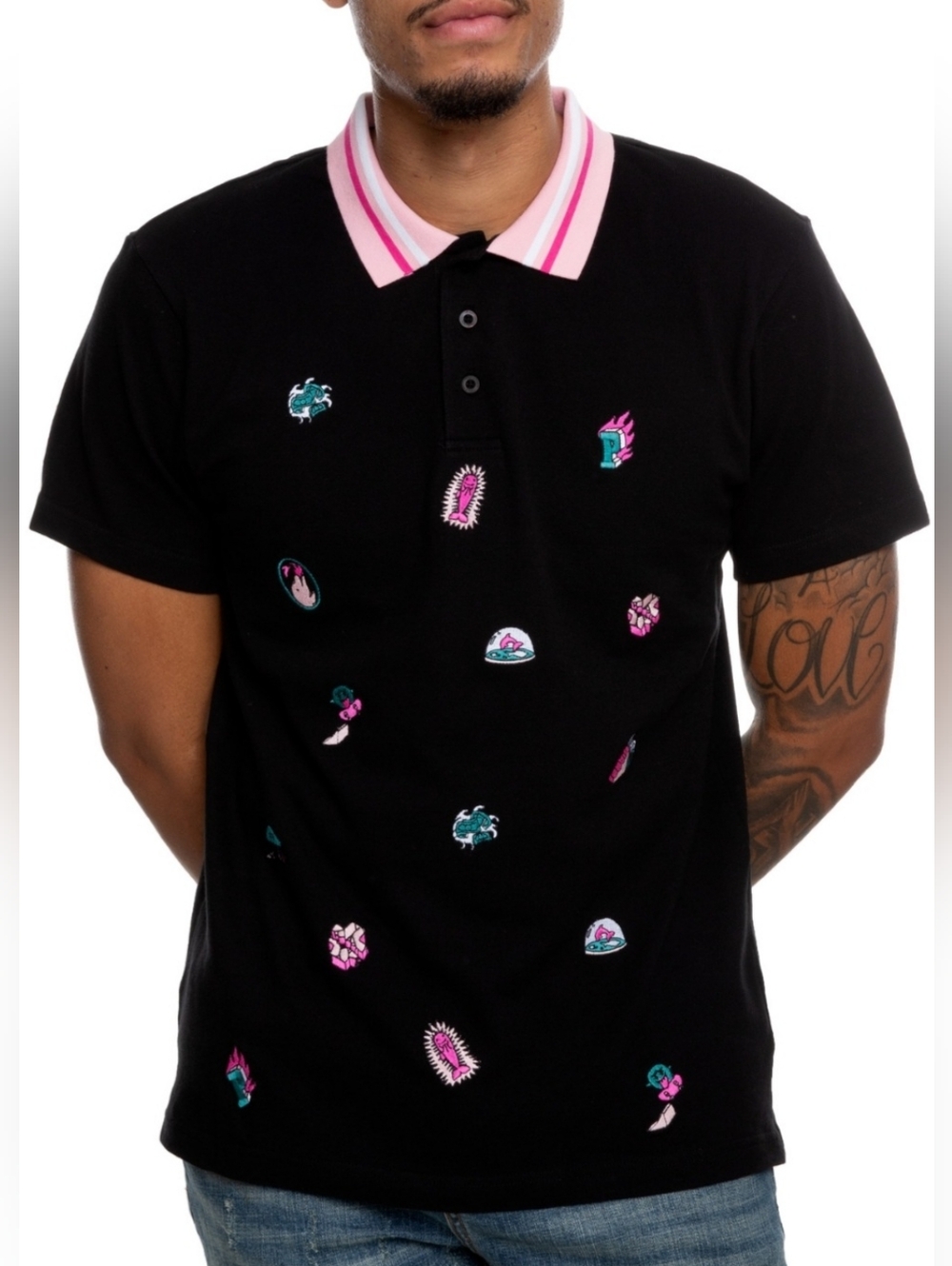 Pink Dolphin "Climate Change" Polo